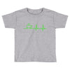 morning coffee heatbeat ekg Toddler T-shirt