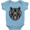 tiger zentangle Baby Onesie