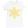 sacred geometry kabbalah tree of life Ladies Fitted T-Shirt