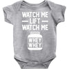 watch me lift watch me Baby Onesie