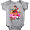 paw patrol birthday girl  aunt Baby Bodysuit