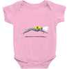 by a nose Baby Onesie