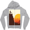 break on the mountain Zipper Hoodie