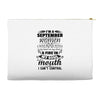 I Am A September Women Accessory Pouches