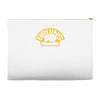 boston bruins logo Accessory Pouches