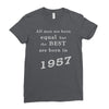 best men are born in 1957   60th birthday Ladies Fitted T-Shirt