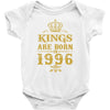 kings are born in 1996 Baby Bodysuit