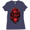 kong gorilla Ladies Fitted T-Shirt