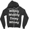 wibbly w0bbly Zipper Hoodie