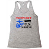 Property of a U.S. Marine Racerback Tank