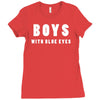 boys with blue eyes Ladies Fitted T-Shirt
