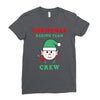 christmas baking team crew elf Ladies Fitted T-Shirt