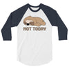 Sloth Says Not Today 3/4 Sleeve Shirt