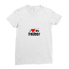 I LOVE MY FATHER Ladies Fitted T-Shirt