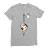 Peek a Boo with Pocket Baby Boy Ladies Fitted T-Shirt