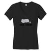 Cat Says Not Today Women's V-Neck T-Shirt