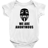 we are anonymous tshirt pipa sopa acta v for vendetta hacker's t shirt Baby Onesie