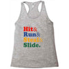 Hit Run Steal  Slide Racerback Tank