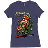 piranha party Ladies Fitted T-Shirt