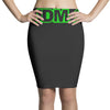 black funny glow in dark glowing Pencil Skirts