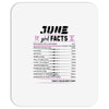 June Girl Facts Gemini Mousepad