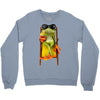 frog funny cocktail Crewneck Sweatshirt
