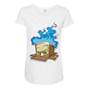 sticker box Maternity Scoop Neck T-shirt