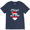 sleigh all day V-Neck Tee