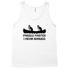 paddle faster i hear banjos t shirt funny humor deliverance nerd geek Tank Top