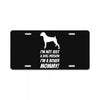 not just a dog person i'm a boxer mommy! License Plate