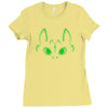 neon toothless Ladies Fitted T-Shirt