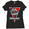 jurassic park raptor natural Ladies Fitted T-Shirt
