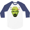 no brain no gain 3/4 Sleeve Shirt