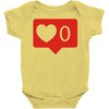 no love notification Baby Onesie