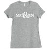 of mice and men logo Ladies Fitted T-Shirt