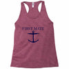 first mate Racerback Tank