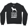 not just a dog person i'm a boxer mommy! Crewneck Sweatshirt