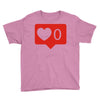 no love notification Youth Tee
