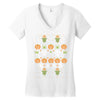 happy halloween ugly christmas sweater Women's V-Neck T-Shirt