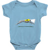 by a nose Baby Onesie
