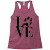 LOVE MY DOG Racerback Tank
