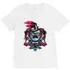mr topstache vs jthree V-Neck Tee