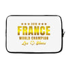 World Champion France 2018 Les Blues Laptop sleeve