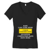 Under Construction Personalize Baby Women's V-Neck T-Shirt