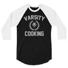 varsity cooking best trending 3/4 Sleeve Shirt
