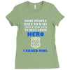 police officers dad Ladies Fitted T-Shirt