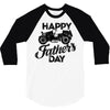 happy father's day 2 3/4 Sleeve Shirt