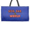 sick sad world Weekender Totes