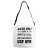 Back Off Crazy Momma Afraid To Use Her Adjustable Strap Totes
