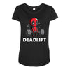 deadlift Maternity Scoop Neck T-shirt